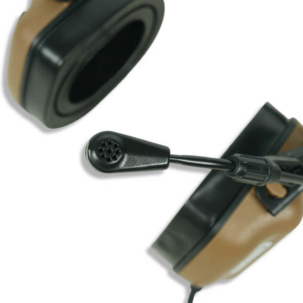 Цифровые активные защитные наушники Earmor M32 PLUS Койот