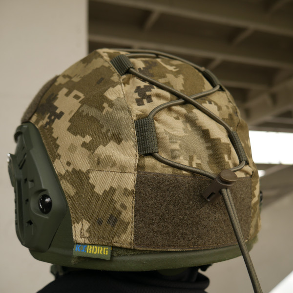 Кавер пиксель Kiborg на шлем FAST-1