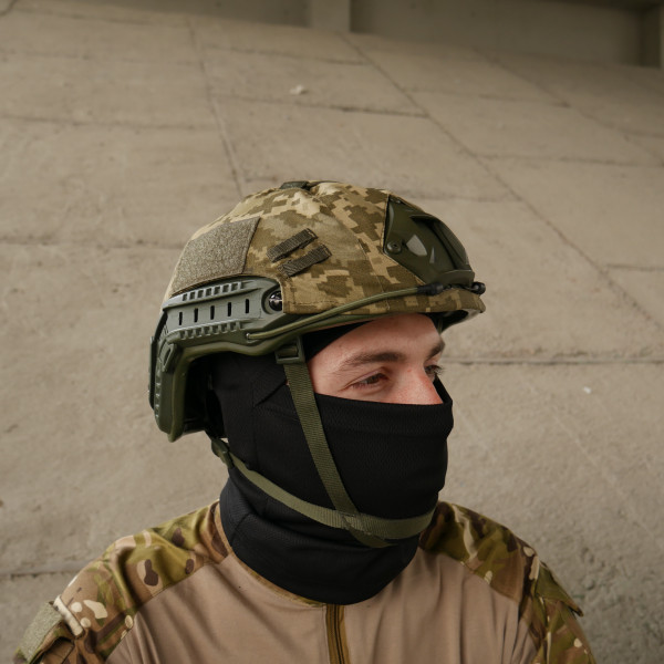 Кавер пиксель Kiborg на шлем FAST-1