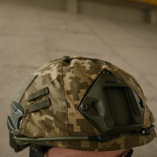 Кавер пиксель Kiborg на шлем FAST-1