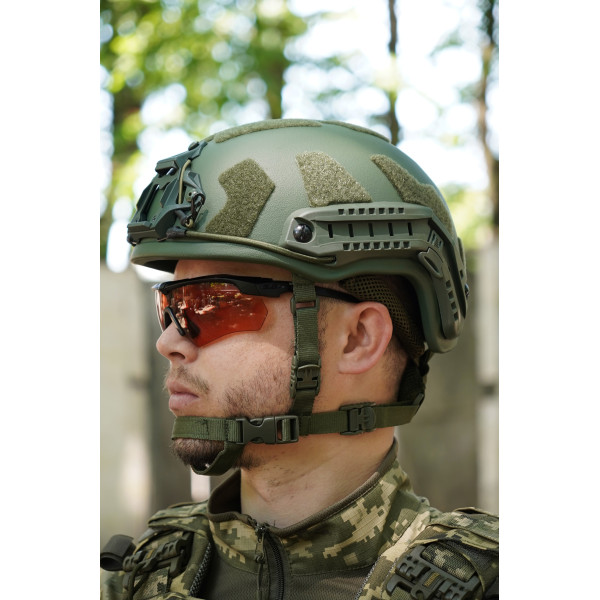 Баллистический шлем Олива (L) FAST PE GEN III AGGRESSIVE