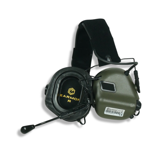Цифровые активные защитные наушники Earmor M32 PLUS Олива