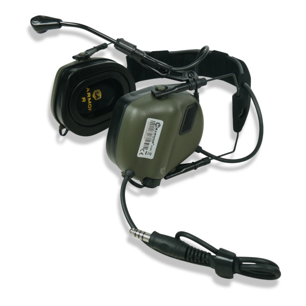 Цифровые активные защитные наушники Earmor M32 PLUS Олива
