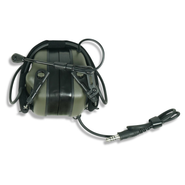 Цифровые активные защитные наушники Earmor M32 PLUS Олива