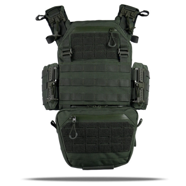 Комплект плитоноска Kiborg Gen.2 + 2 подсумки с баллистической защитой 2 класса — Хаки Комплект плитоноска Kiborg Gen.2 + 2 подсумки с баллистической защитой 2 класса — Хаки