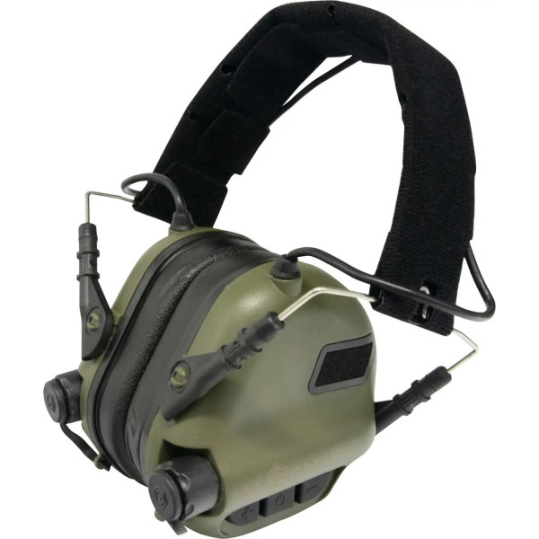 Тактические наушники EARMOR M31 Olive с универсальным креплением