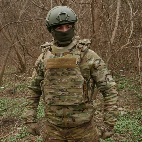 Защита шеи mod. 1 с баллистическим пакетом Militex cordura USA Multicam