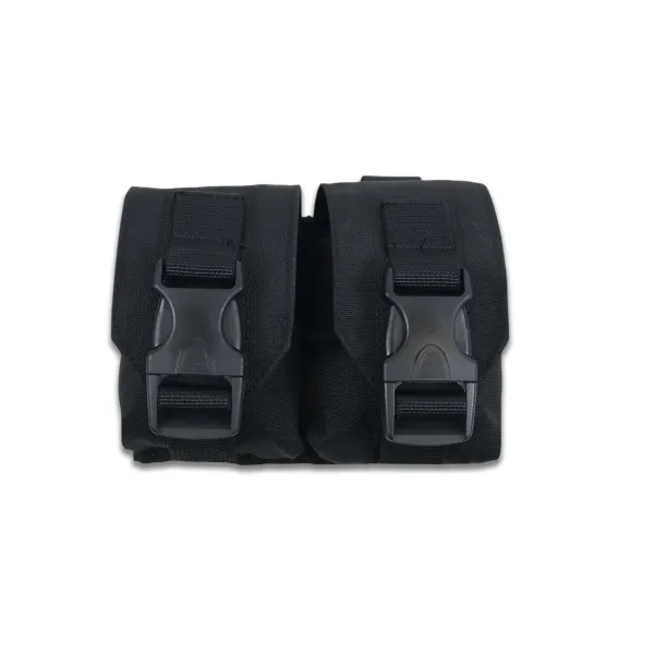 Подсумок под 2 гранаты Kiborg GU Double Mag Pouch (Черный)