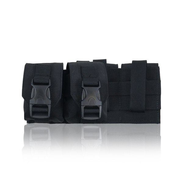 Подсумок под 2 гранаты Kiborg GU Double Mag Pouch (Черный)