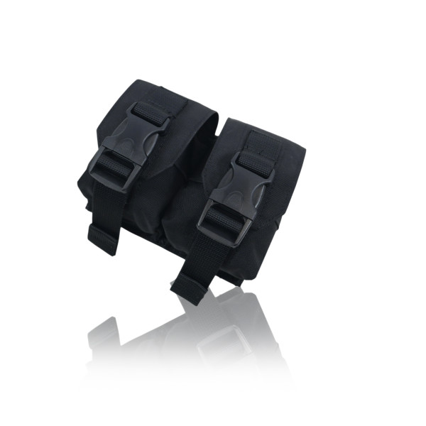 Подсумок под 2 гранаты Kiborg GU Double Mag Pouch (Черный)