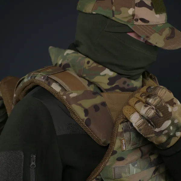 Защита шеи mod. 1 Kiborg с баллистическим пакетом Militex Multicam