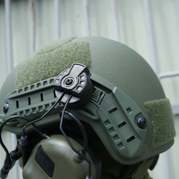Тактические наушники EARMOR M32Н Olive с креплением