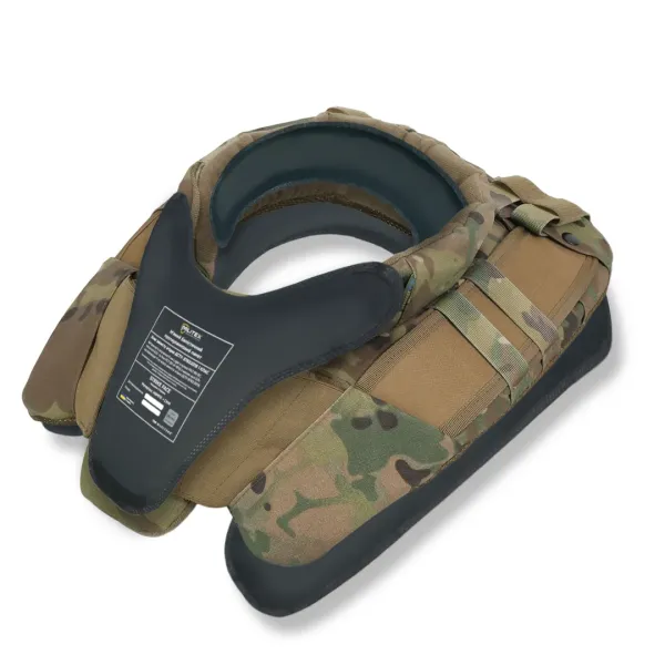 Защита шеи mod. 1 Kiborg с баллистическим пакетом Militex Multicam