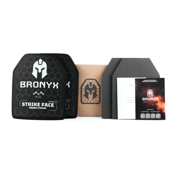 Комплект бронеплит (2шт) Bronyx (5.6 кг) (4 класс) 270*330