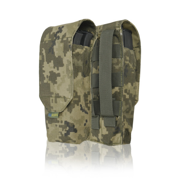 Подсумок под 2 магазина KIBORG GU Double Mag Pouch Пиксель