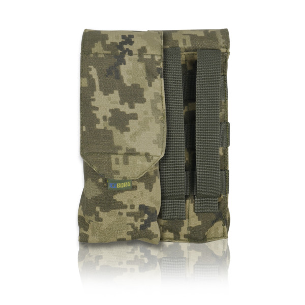 Подсумок под 2 магазина KIBORG GU Double Mag Pouch Пиксель