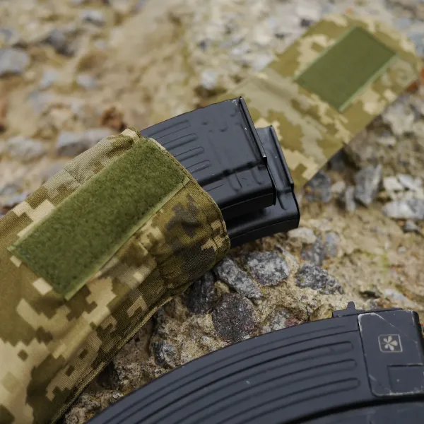 Подсумок под 2 магазина KIBORG GU Double Mag Pouch Пиксель