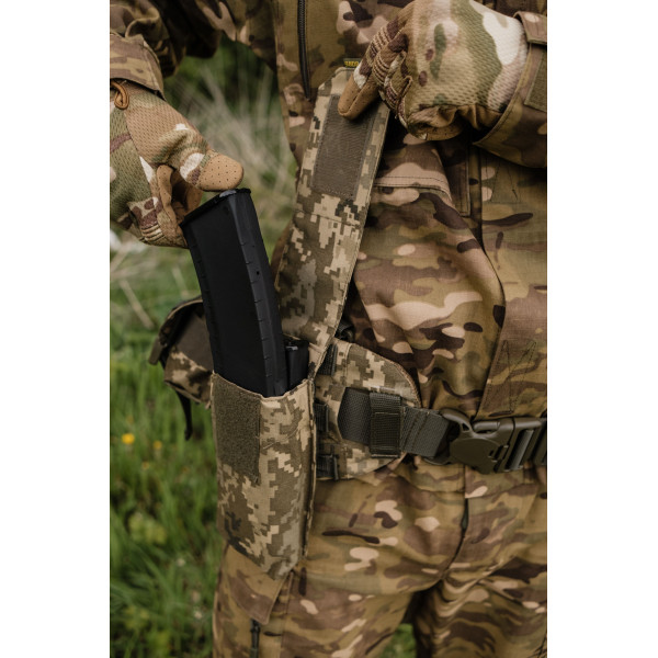 Подсумок под 2 магазина KIBORG GU Double Mag Pouch Пиксель