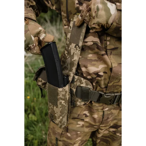 Подсумок под 2 магазина KIBORG GU Double Mag Pouch Пиксель