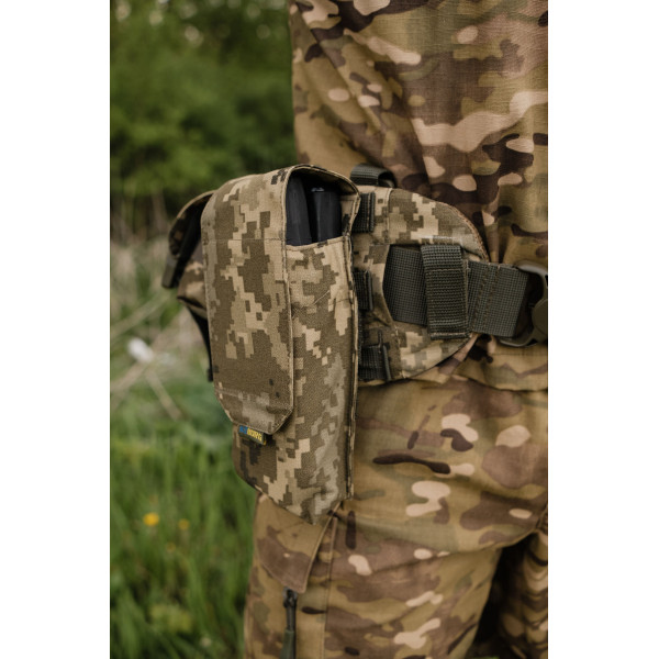 Подсумок под 2 магазина KIBORG GU Double Mag Pouch Пиксель