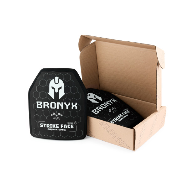 Комплект бронеплит (2шт) Bronyx (4.72 кг) (4 класс) 250*300