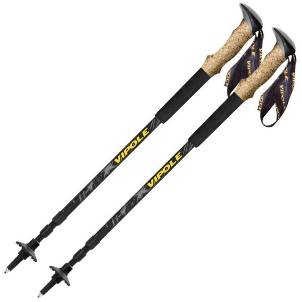 Трекинговые палки Vipole Discovery Cork DLX легкие 3 секции