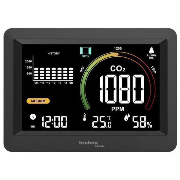 Метеостанция Technoline WL1028 Black (WL1028)