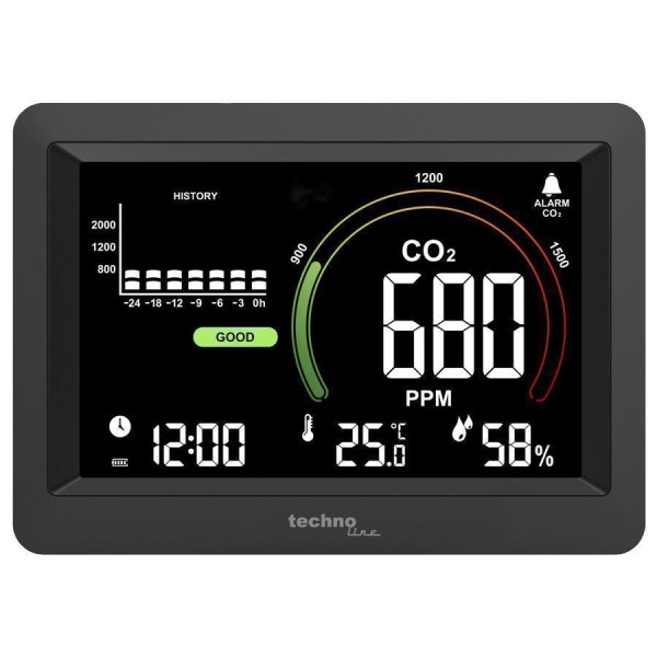 Метеостанция Technoline WL1028 Black (WL1028)