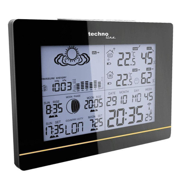 Метеостанция Technoline WS6750 Black (WS6750)