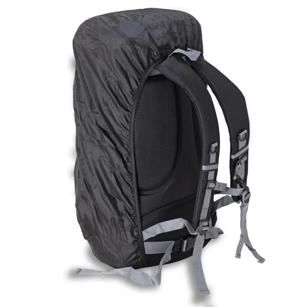 Туристический рюкзак 45 литров с чехлом от дождя для походов Semi Line Black (A3046-1)