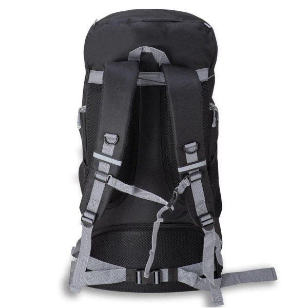 Туристический рюкзак 45 литров с чехлом от дождя для походов Semi Line Black (A3046-1)