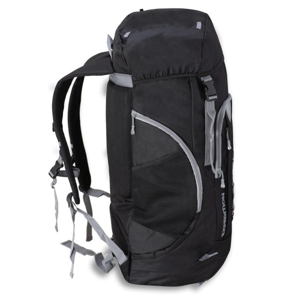 Туристический рюкзак 45 литров с чехлом от дождя для походов Semi Line Black (A3046-1)