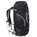 Туристический рюкзак 45 литров с чехлом от дождя для походов Semi Line Black (A3046-1)
