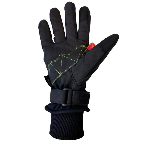 Рукавицы для скандинавской ходьбы Gabel Wind Tech N.C.S. Black/Green M (8015012100008)