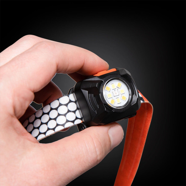Ліхтар налобний Mactronic Rebel (400 Lm) Cool/Warm White/Red LED Recharg Type-C (AHL0061UC)