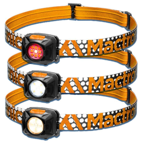 Фонарь налобный Mactronic Rebel (400 Lm) Cool/Warm White/Red LED Recharg Type-C (AHL0061UC)