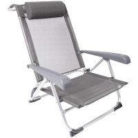 Кресло раскладное Bo-Camp Saint-Tropez Grey (1204796)