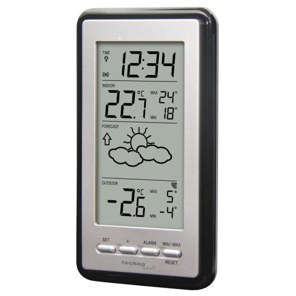 Метеостанция Technoline WS9130 Silver/Black (WS9130)