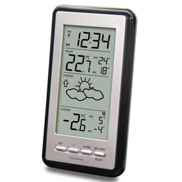 Метеостанция Technoline WS9130 Silver/Black (WS9130)