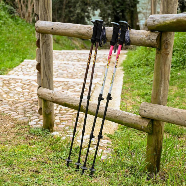 Трекинговые палки Vipole Trango легкие 220 г из алюминия 7075 3 секции