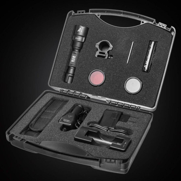 Фонарь тактический Mactronic Black Eye 650 (650 Lm) Recharg Type-C Gun Mount RGB Kit (L-MX532L-RC/SET3)