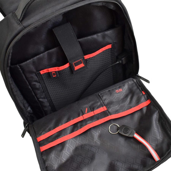 Рюкзак міський Semi Line USB 21 Black (P8251-0) Discounted