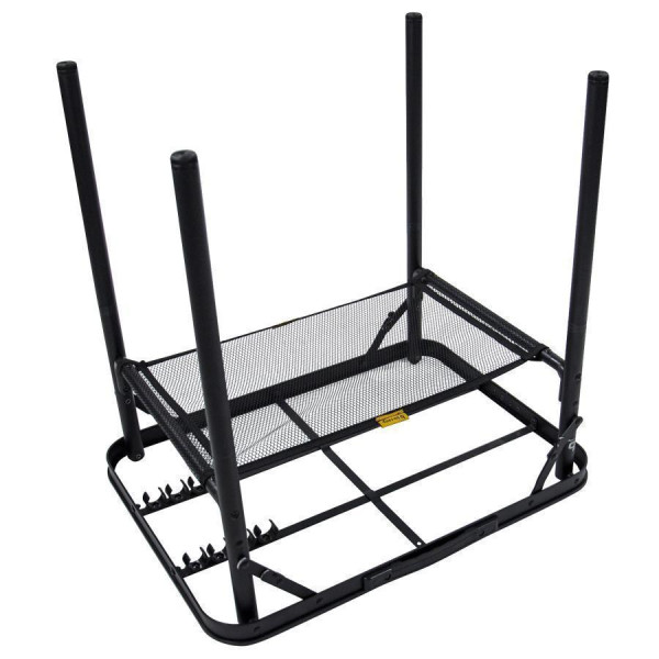 Складной туристический стол 60х45 см с полкой и регулировкой