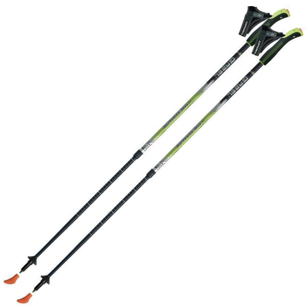 Палки для скандинавской ходьбы Gabel Stretch Lime Dual Tech 77-130 см