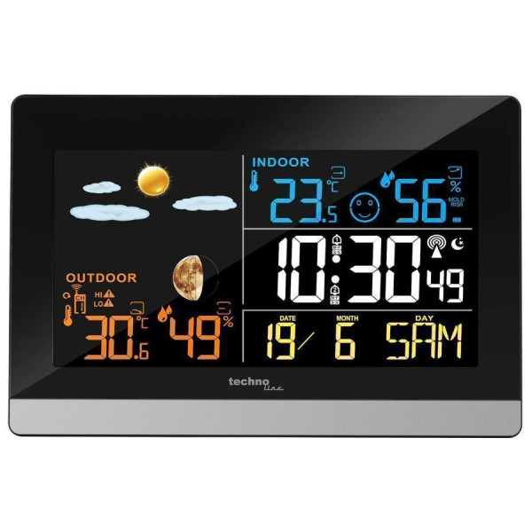 Метеостанция Technoline WS6455 Black/Silver (WS6455)