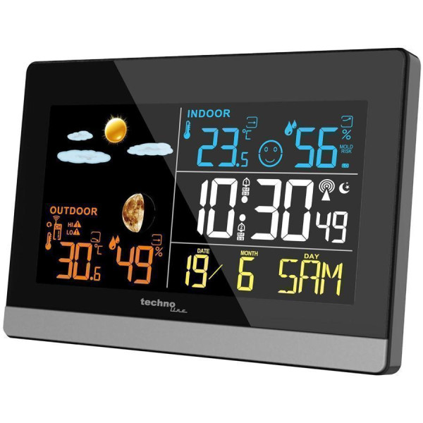 Метеостанция Technoline WS6455 Black/Silver (WS6455)