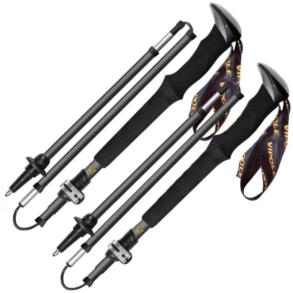 Палки трекинговые Vipole Approach Long Carbon 110-130 см складные карбоновые