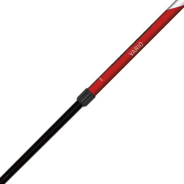 Палки для скандинавской ходьбы Vipole Vario 90-130 см красно-белые
