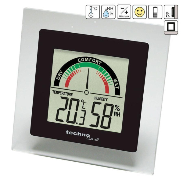 Термогигрометр Technoline WS9415 Black (WS9415)