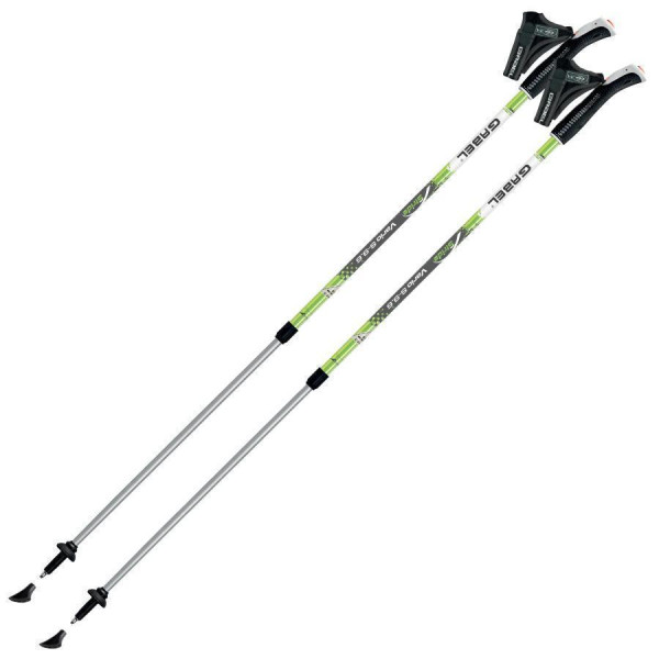 Палки для скандинавской ходьбы Gabel Vario S-9.6 телескопические Lime